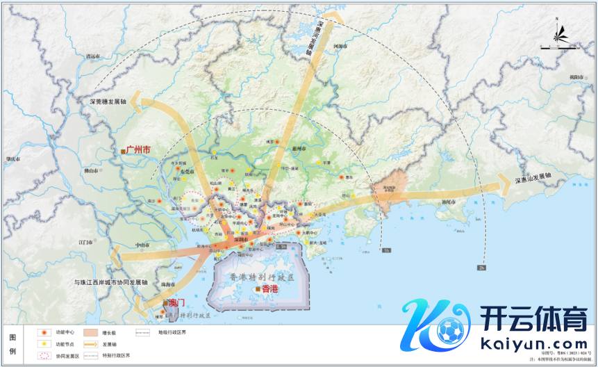 深圳皆市圈协同发展暗示图 图片起首：深圳市计较和当然资源局